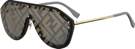 fendi sonnenbrille herren m 0039|Fendi Fabulous FF M0039/G/S Black/Green 99/1/145 Men .